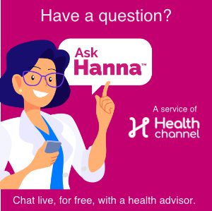 Ask Hanna | Chat for free with our health advisors